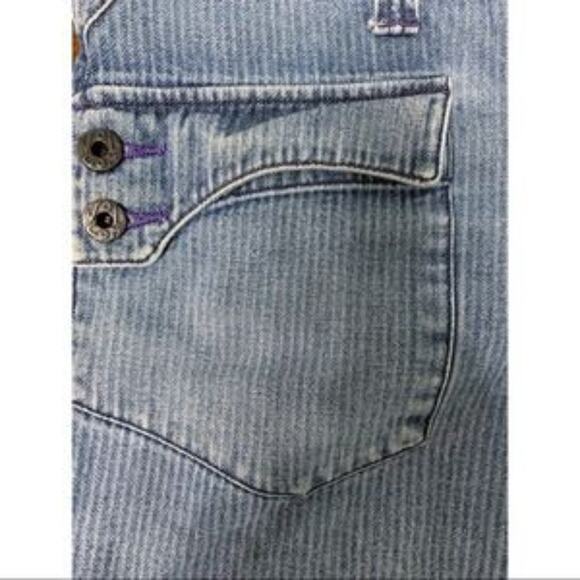 Volcom Stone Blue Denim Shorts Juniors size 5 - Picture 5 of 7